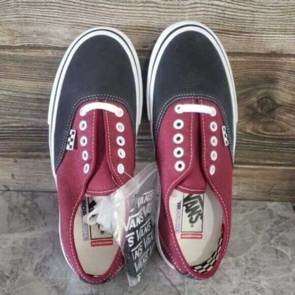 New Vans Skate Authentic Mens Sneakers Size 6.5 Colorblock Skateboarding Grunge - Picture 7 of 8